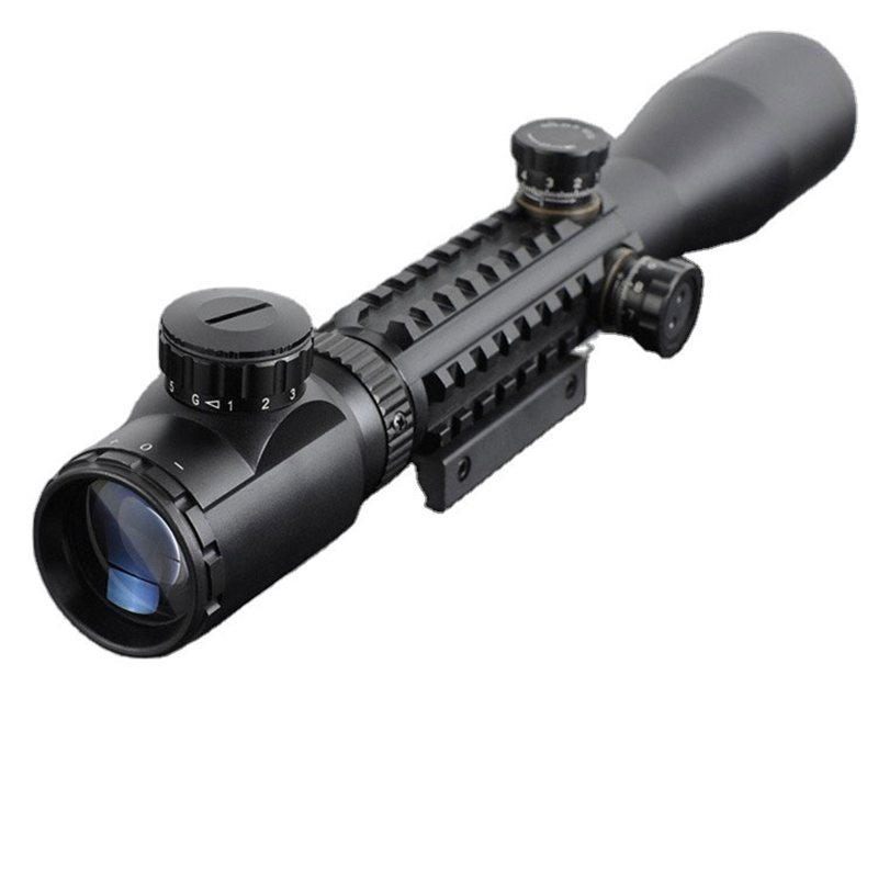3-9x40 تضيء النقطة الحمراء الخضراء للصيد البصريات البصر الرماية التكتيكية Riflescope Airsoft نطاق مع حوامل مجانية 11 مللي متر أو 20 مللي متر