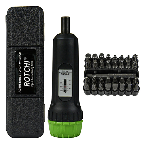 مفك عزم دوران قابل للتعديل 1/4 بوصة محرك بوصة/رطل قياس دقيق عرقوب 10-50 بوصة/رطل