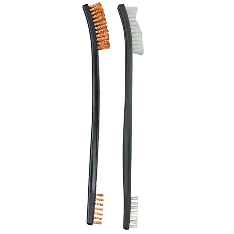فرشاة تنظيف يدوية بطرف مزدوج، أسلاك نحاسية