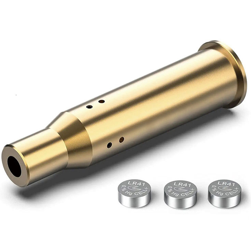 Feyachi Bore Sight 7.62x54R جهاز رؤية ليزر أحمر مع 3 مجموعات من البطاريات