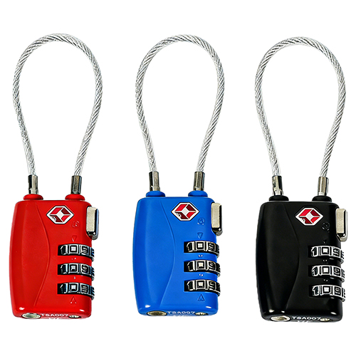 بندقية عرض قفل الكابل الآمن