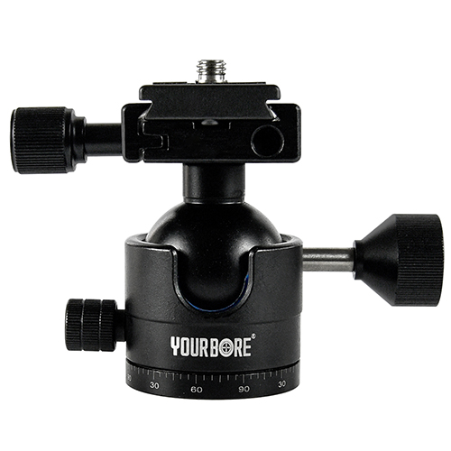 الفك المزدوج مغلق بندقية تركيبات اطلاق النار ترايبود قوس مع Arca السويسري دليل السكك الحديدية المسمار ثقوب ، ترايبود الكرة رئيس قوس