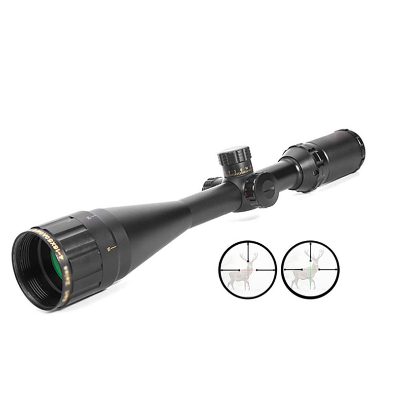منظار تصويب هوائي تكتيكي باللون الأحمر والأخضر 4-16x50 نطاق صيد بندقية أسلحة بندقية هوائية للجيش البصر البصري